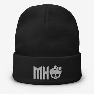 Monster High Black Cuffed Beanie