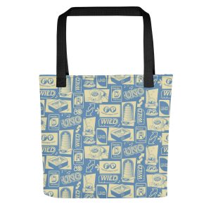 Mattel 80th Retro Look Blue Tote Bag