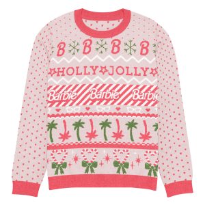 Barbie Holly Jolly Pink Ugly Sweater