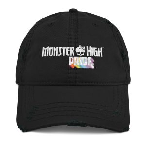 Monster High Pride Logo Black Hat
