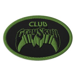 Masters of the Universe Club Grayskull Black Embroidered Patch