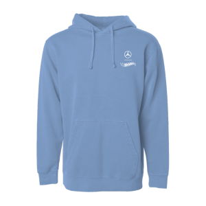 Hot Wheels x Mercedes Benz Embroidered Blue Hoodie