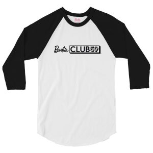 Barbie 2025 Club 59 White Raglan Tee