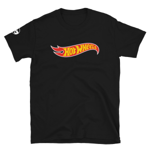 Hot Wheels Core Logo Short-Sleeve Black Unisex T-Shirt