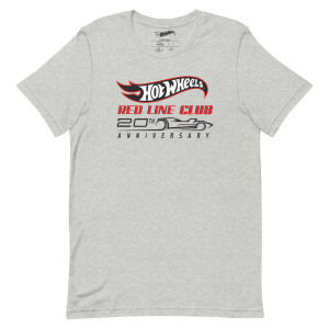 Hot Wheels® Red Line Club® 20th Anniversary Silhouette Logo – Heather Grey Shirt