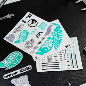 Hot Wheels x Daniel Arsham Patches & Sticker Set